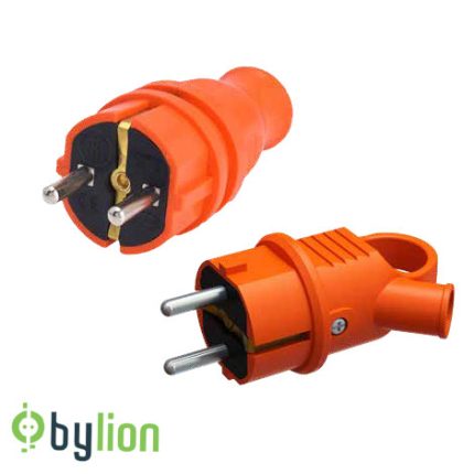 دو شاخه نري ساده نارنجي ترك KEF-O