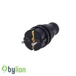 دوشاخه نري ساده مشکی ترك KEF