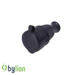 مادگي درب دار ساده مشکی ترك KDP